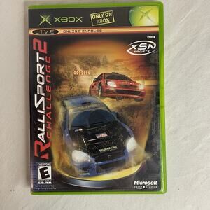 RalliSport Challenge 2 (Microsoft Xbox, 2004) Complete w/ Manual CIB Tested